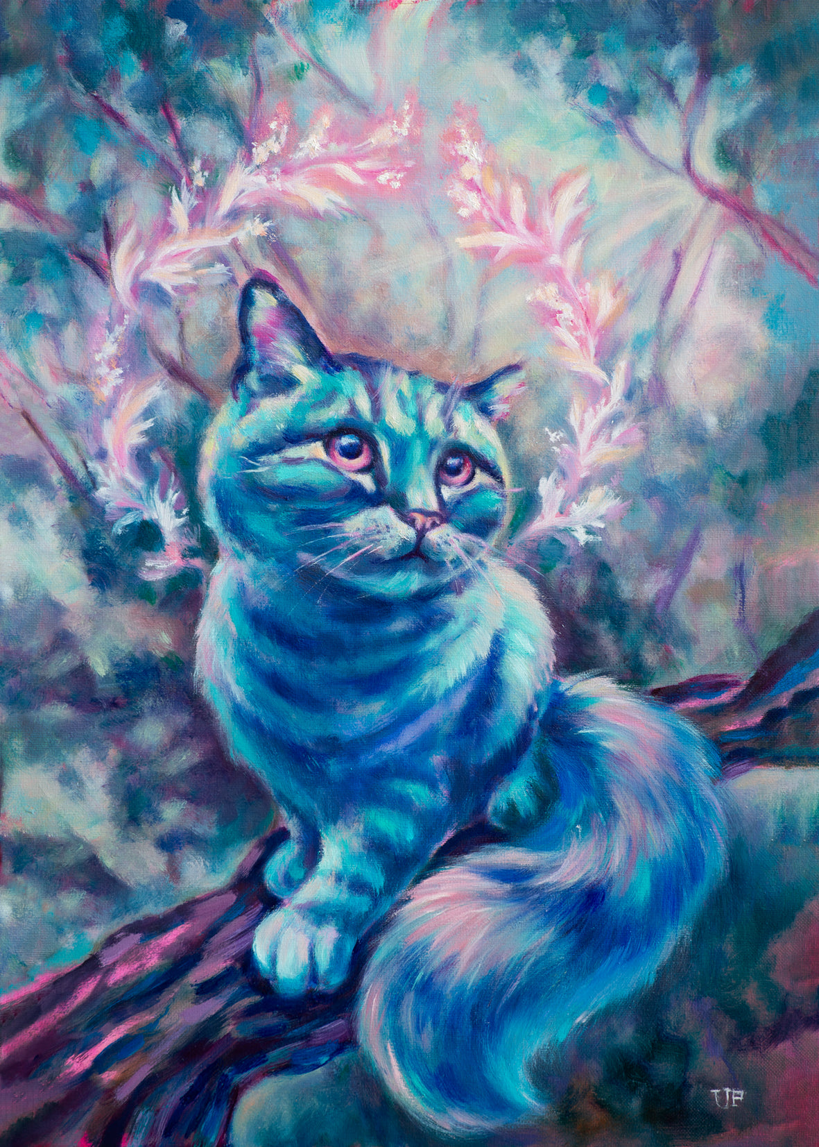 Oil painting "Blue Dream"