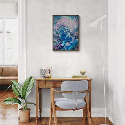 "Blue Dream" Framed canvas