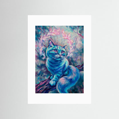 "Blue Dream" framed poster